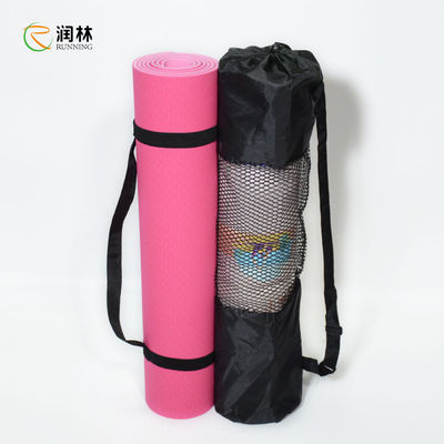 TPE Material Fitness Yoga Mat 6mm Slip Resistant with High Density