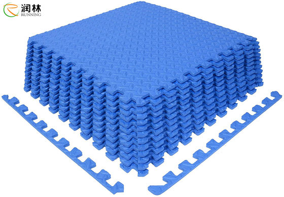 Waterproof Fitness Puzzle Exercise Mat With EVA Foam Interlocking Tiles